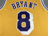 Los Angeles Lakers Bryant Giallo Retro #8