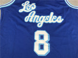 Los Angeles Lakers Bryant Blu Retro #8