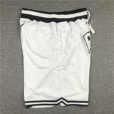 Pantaloncino Brooklyn Nets Con Tasche Bianco