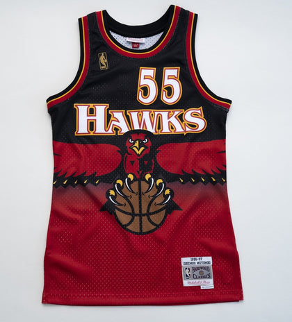 Atlanta Hawks Mutombo Hardwood Nera