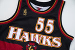 Atlanta Hawks Mutombo Hardwood Nera