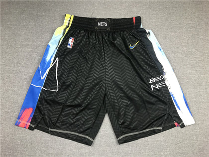 Pantaloncino Brooklyn Nets City Edition 2021 Nero