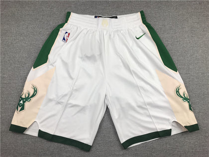 Pantaloncino Milwaukee Bucks Bianco